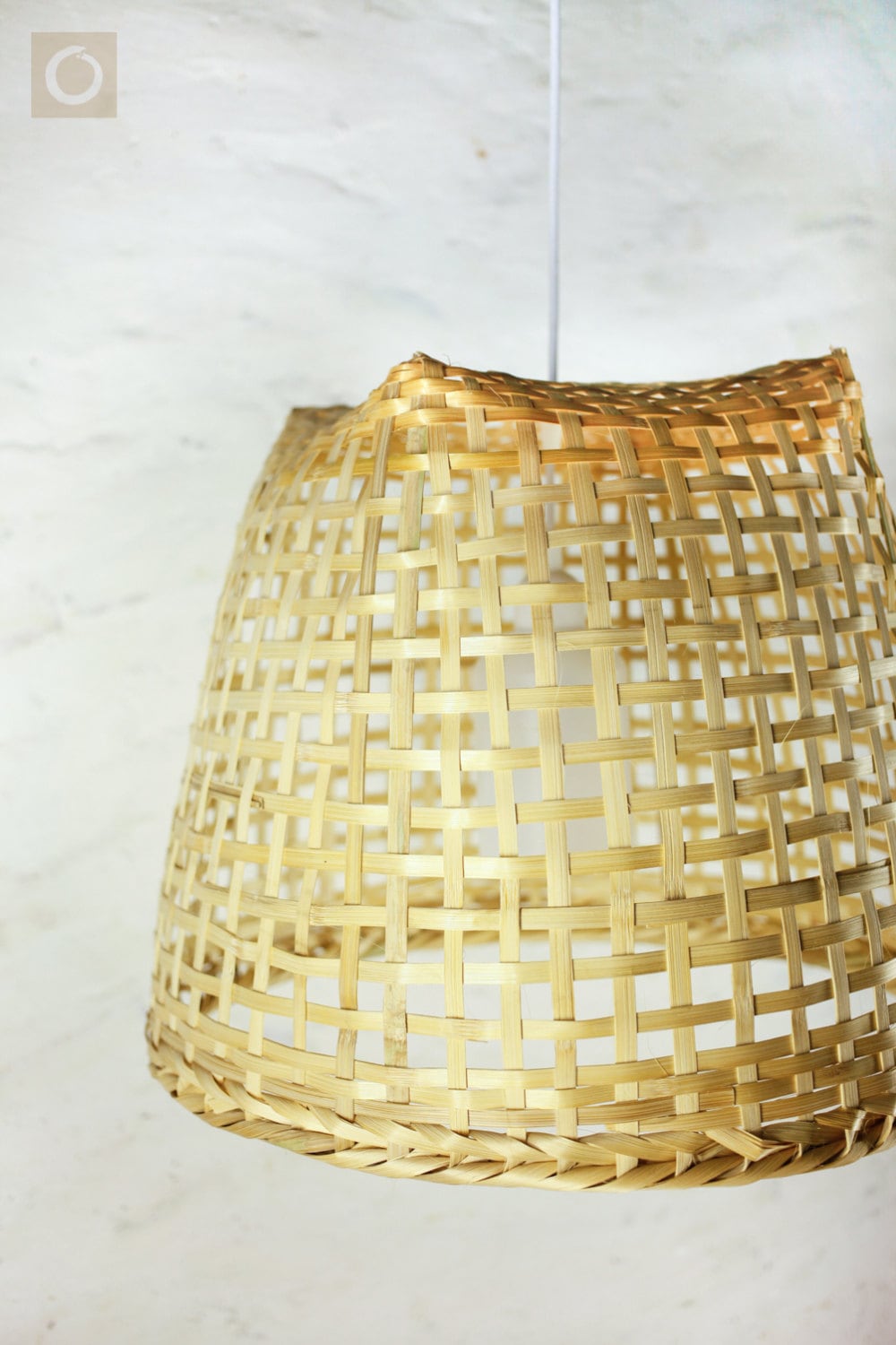 Bamboo Pendant Light, Basket Pendant Lamp, Woven Bamboo Basket Light, Hanging Lamp, Oversized Lamp, Bamboo Light Fixture, Artisan Lamp Shade