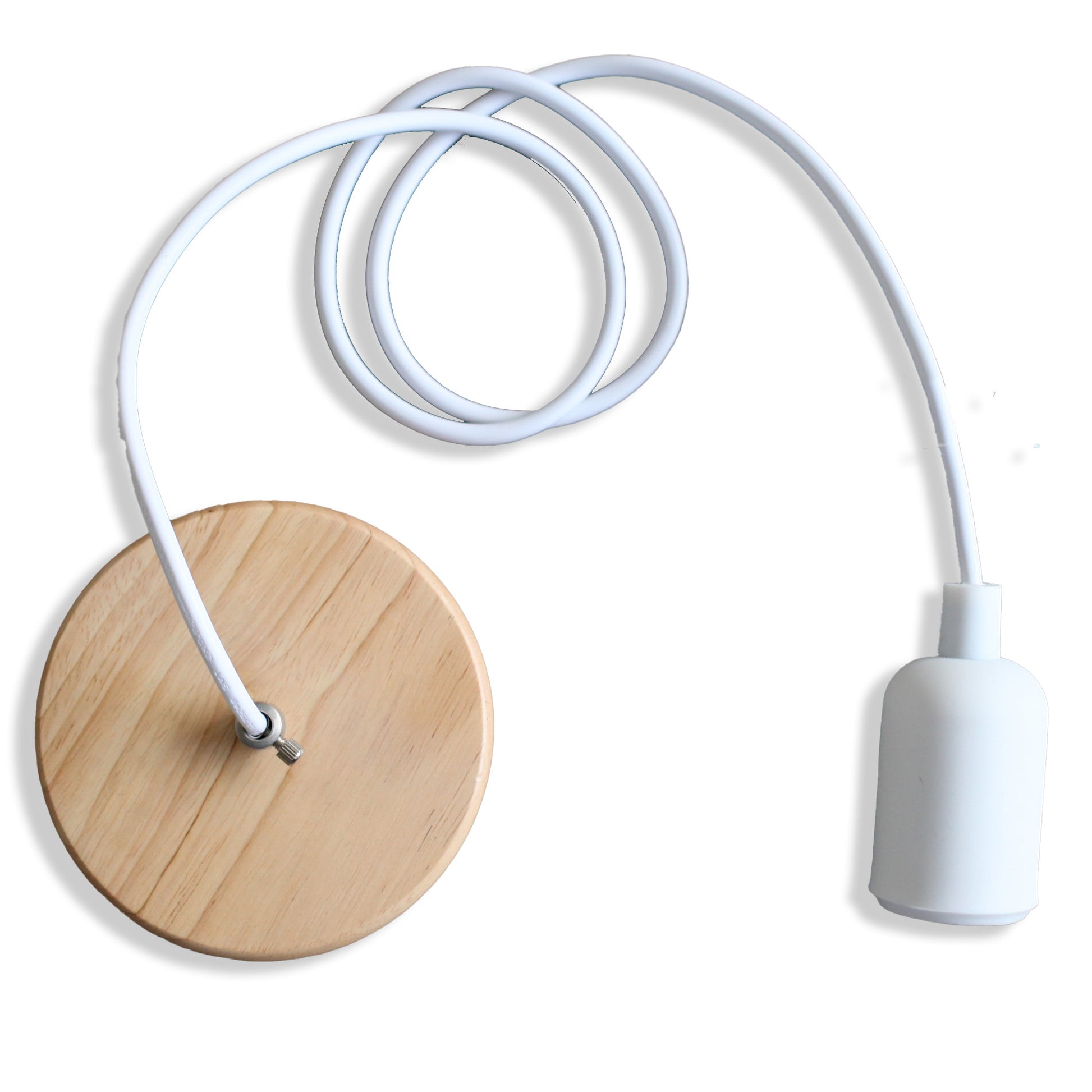 Flexible Bamboo Pendant Light - PL05 Natural Color