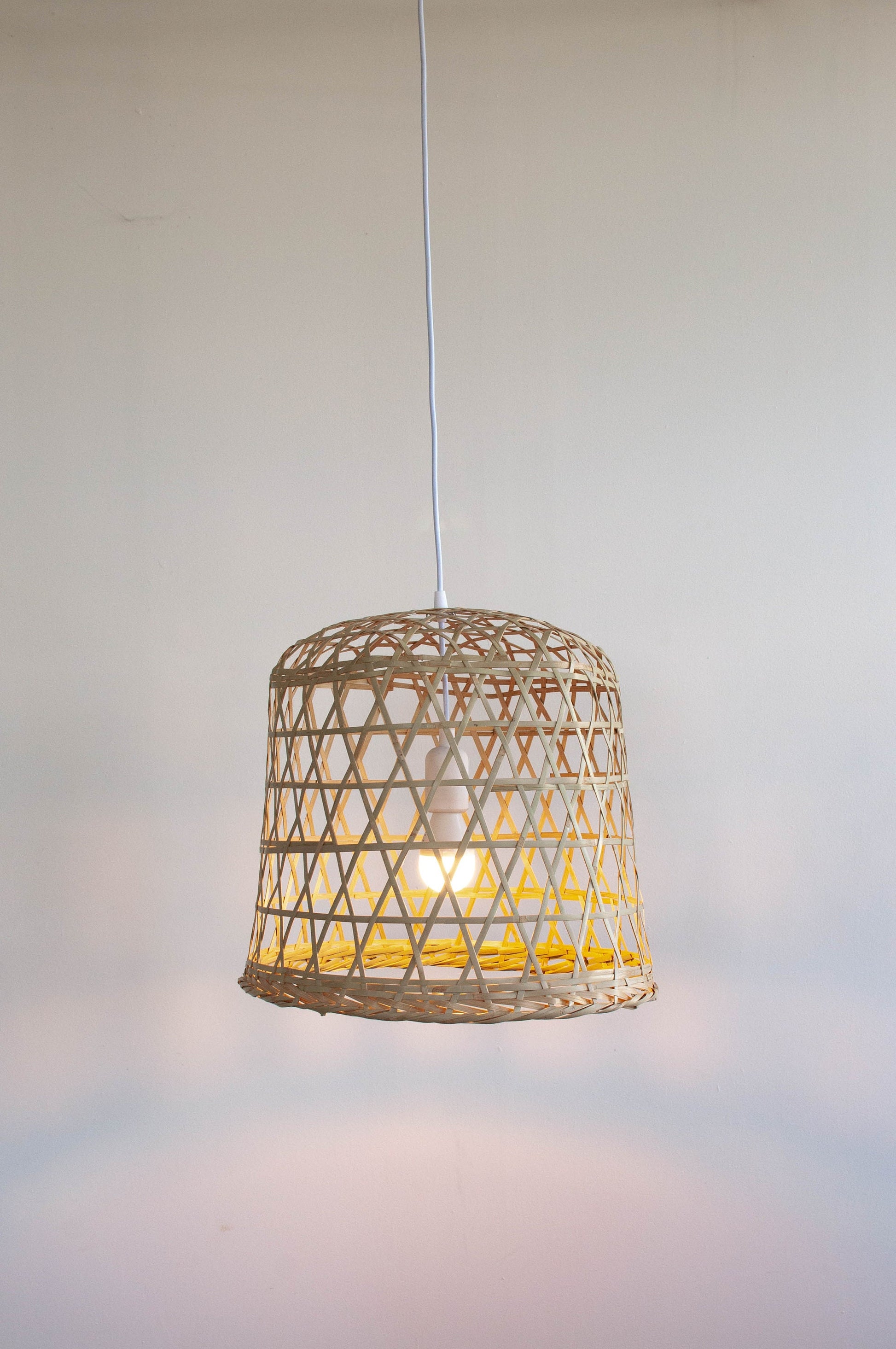 Bamboo Pendant Light Oriental, Kitchen Island Rattan Lampshade, Woven Lamp, Boho Light Fixture, Japandi Suspension Luminaire,Coastal Lantern