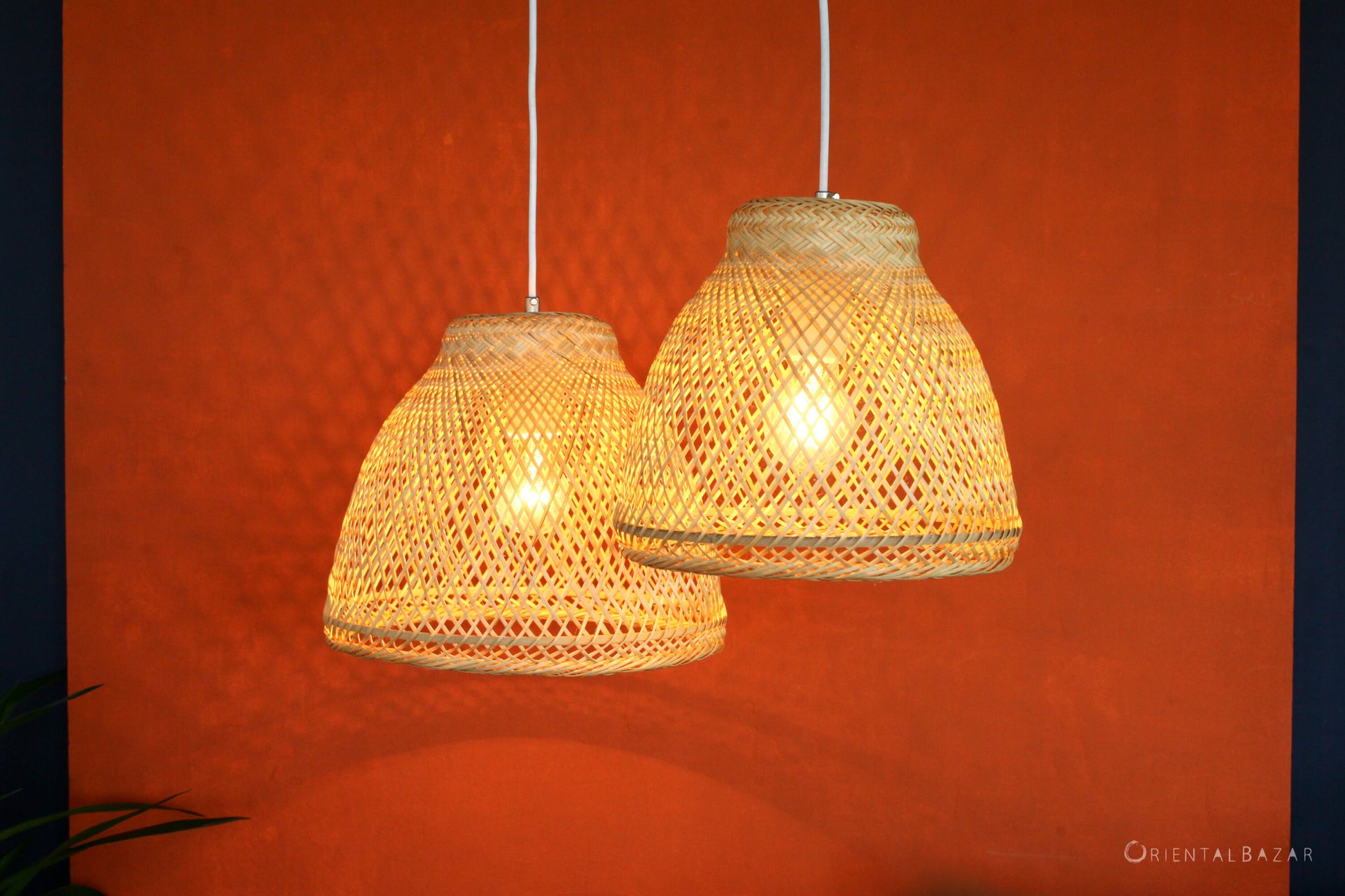 Bamboo Pendant Light, Bamboo Lightshade, Basket Pendant Light, Woven Lamp Shade, Hanging Light Fixture, Hanging Lamp, Wabi Sabi  Bell Lights