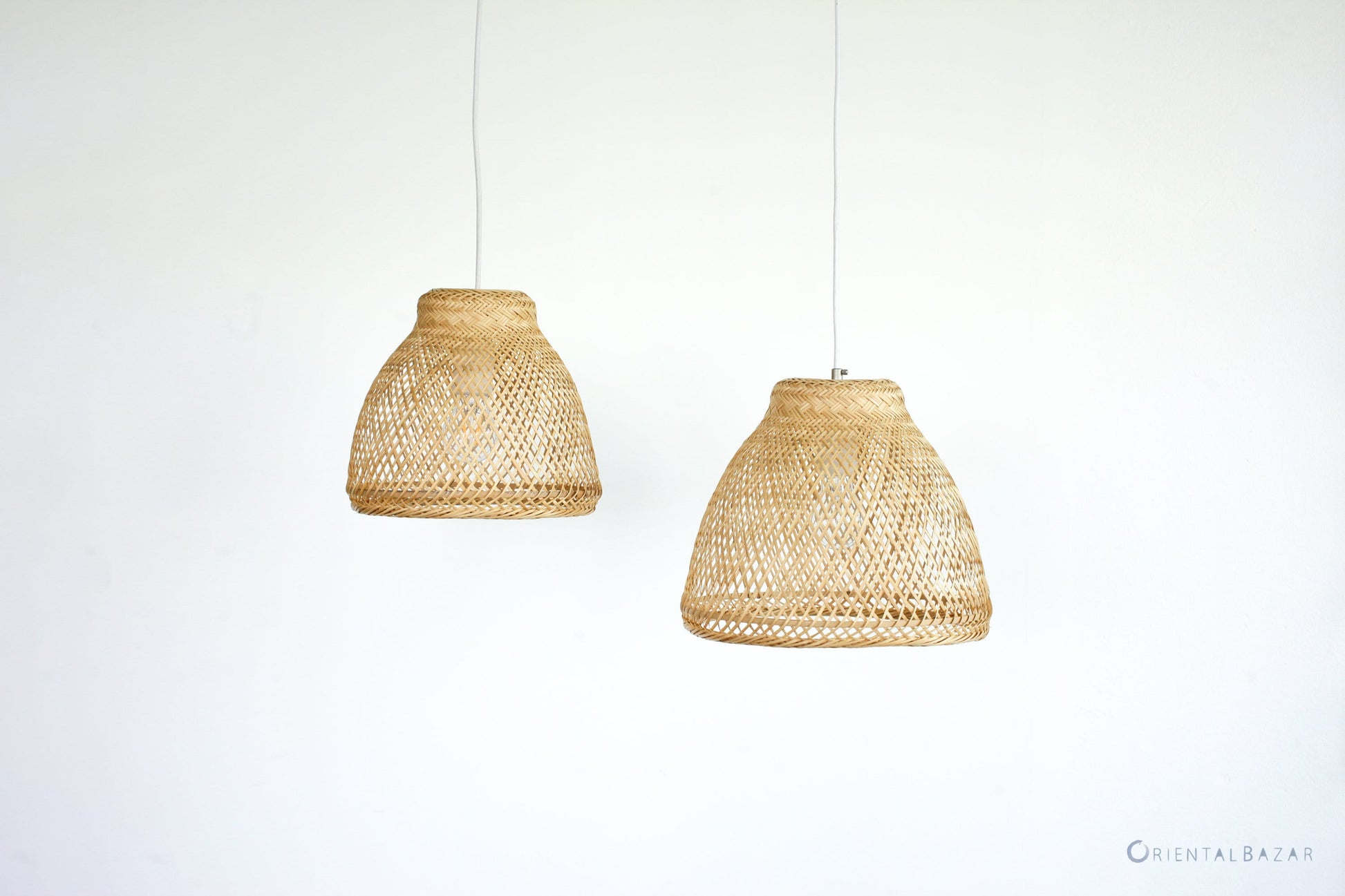 Bamboo Pendant Light, Bamboo Lightshade, Basket Pendant Light, Woven Lamp Shade, Hanging Light Fixture, Hanging Lamp, Wabi Sabi  Bell Lights